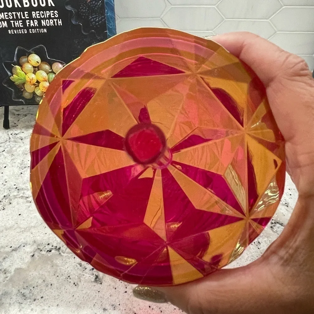 Starbucks Summer 2024 Ruby Pink Metallic Iridescent Prism Cup. NWT. Happy color! - Picture 3 of 6